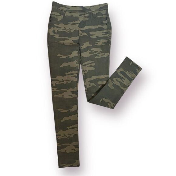 Sanctuary Runway Ponte Camouflage Leggings Forest Green Camo S - Picture 4 of 12